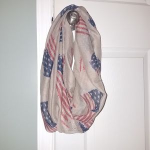 American Flag Infinity Scarf